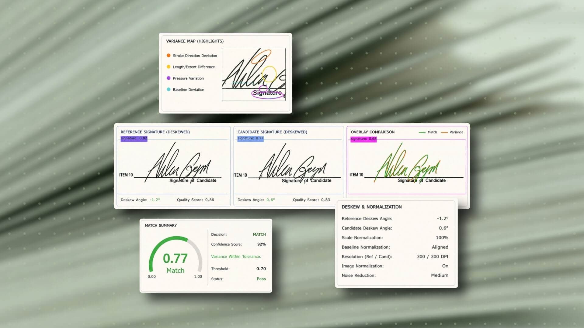 Signature Matching